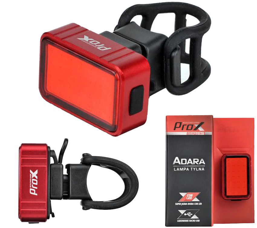 ProX Rood Fiets LED Achterlicht - USB Oplaadbaar