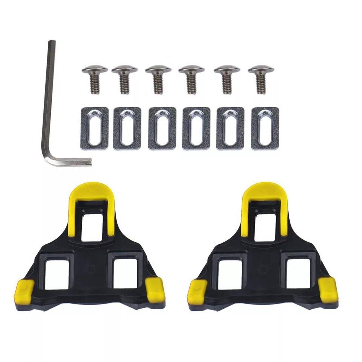 Schoenplaatjes Compatibel Shimano SPD.SL 6° hoekspeling