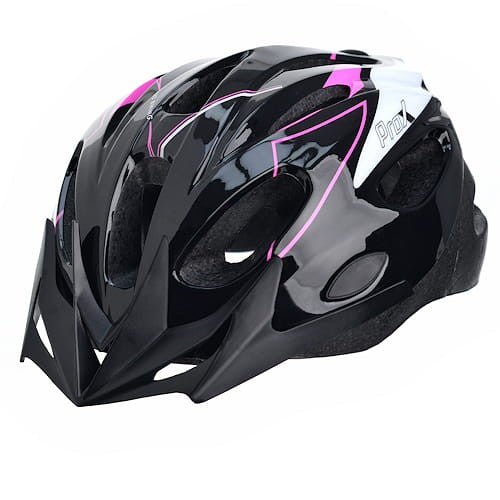 Fietshelm ProX Dames volwassenen - Roze Zwart