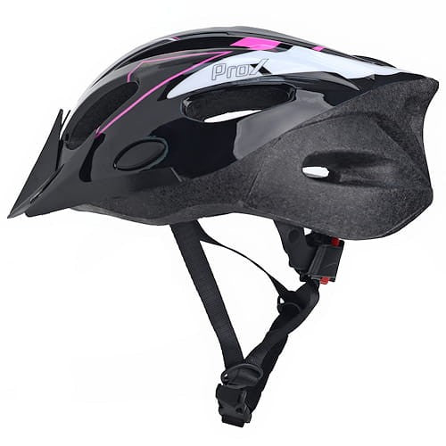 Fietshelm ProX Dames volwassenen - Roze Zwart