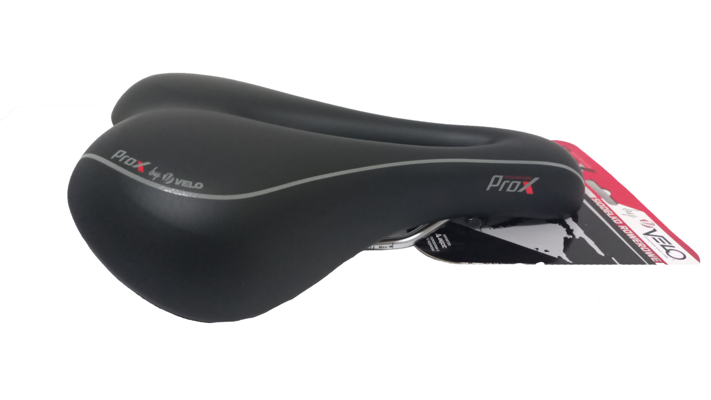 Fietszadel ProX Stadsfiets Gelzadel Full Cut - Zwart