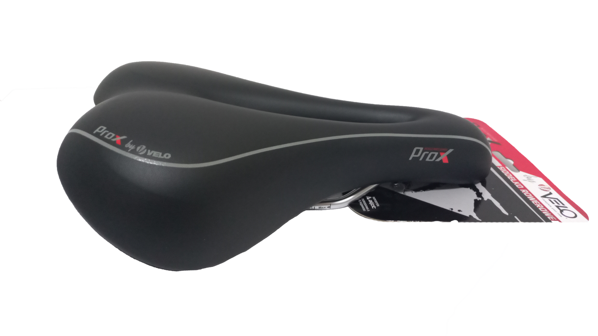 Fietszadel ProX Stadsfiets Gelzadel Full Cut - Zwart