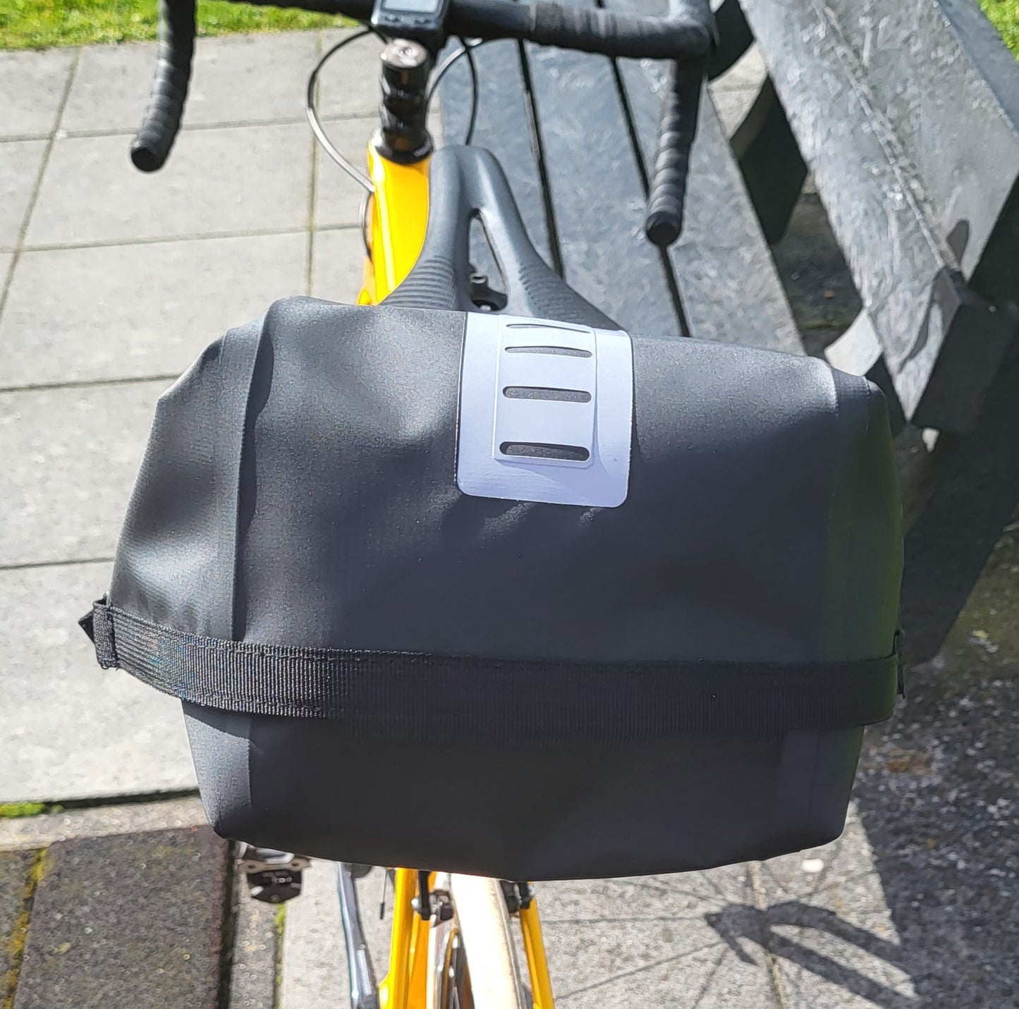 Zadeltas 14 Liter - Zwart - Waterdicht