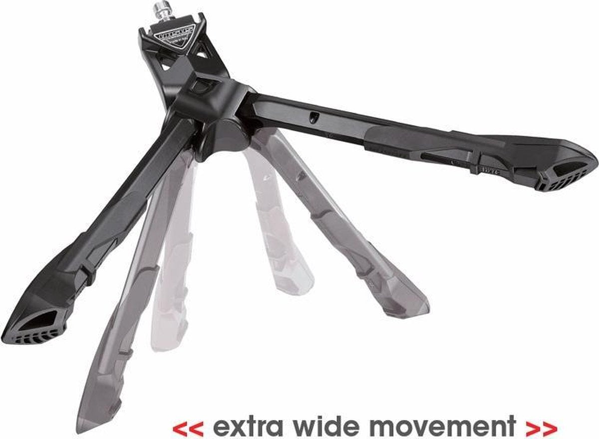 Middenstandaard Ursus Jumbo 2-poot 30cm - zwart