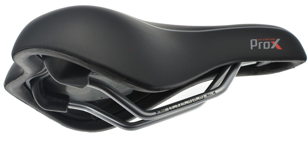 Fietszadel ProX D-2 Gelzadel Full Cut - Zwart