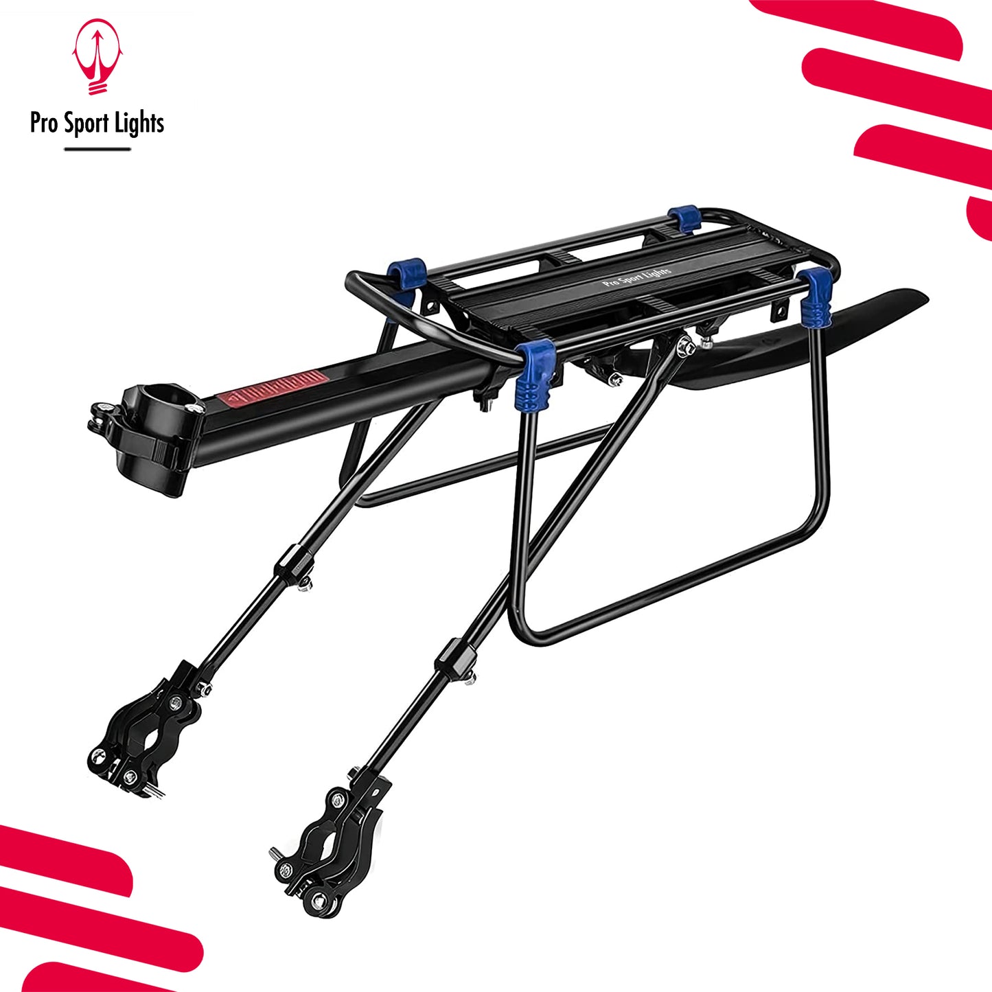 Pro Sport Lights Fiets Bagagedrager en spatbord met QR - MTB/Racefiets