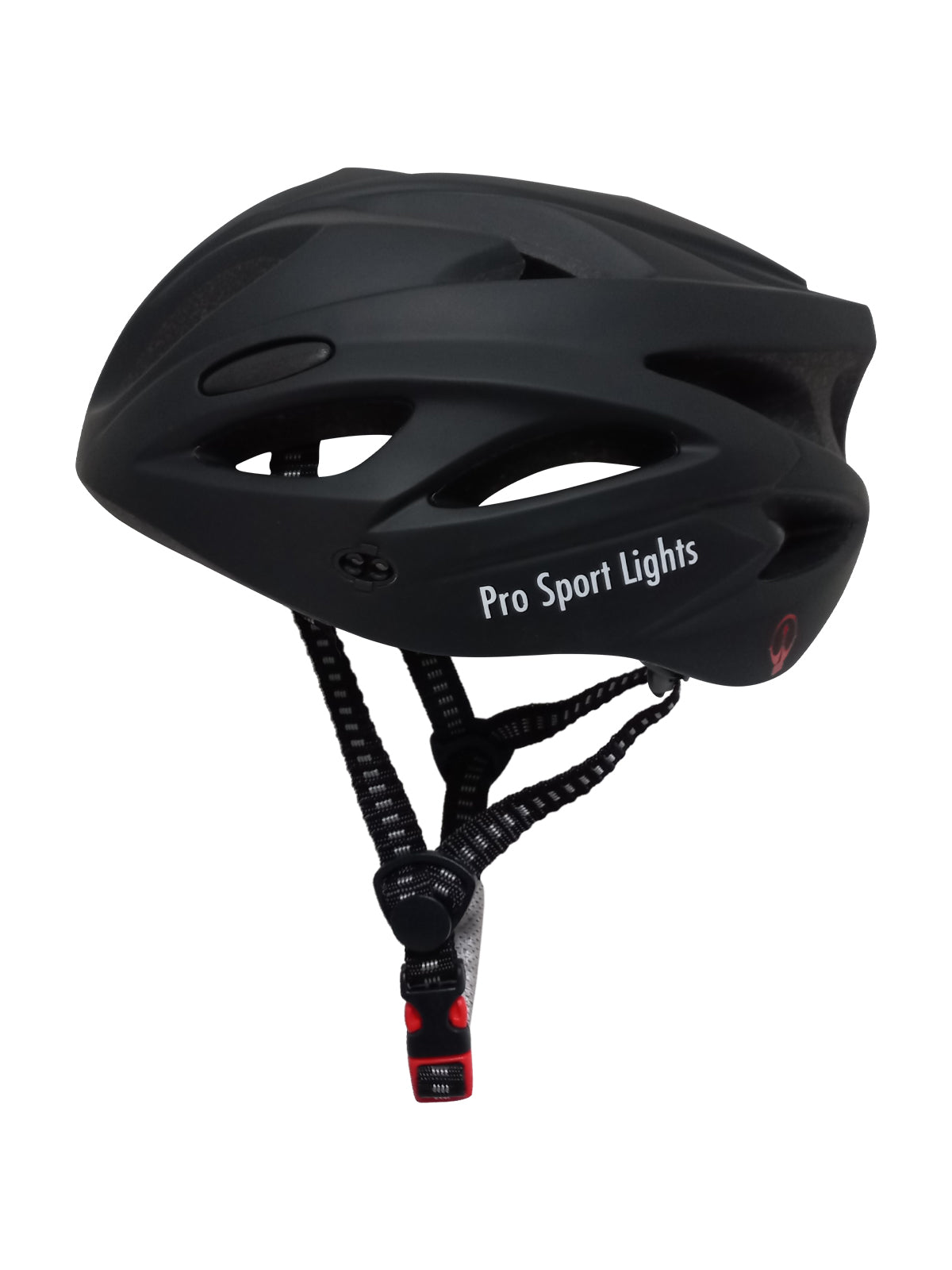 Fietshelm Pro Sport Lights Mat Zwart