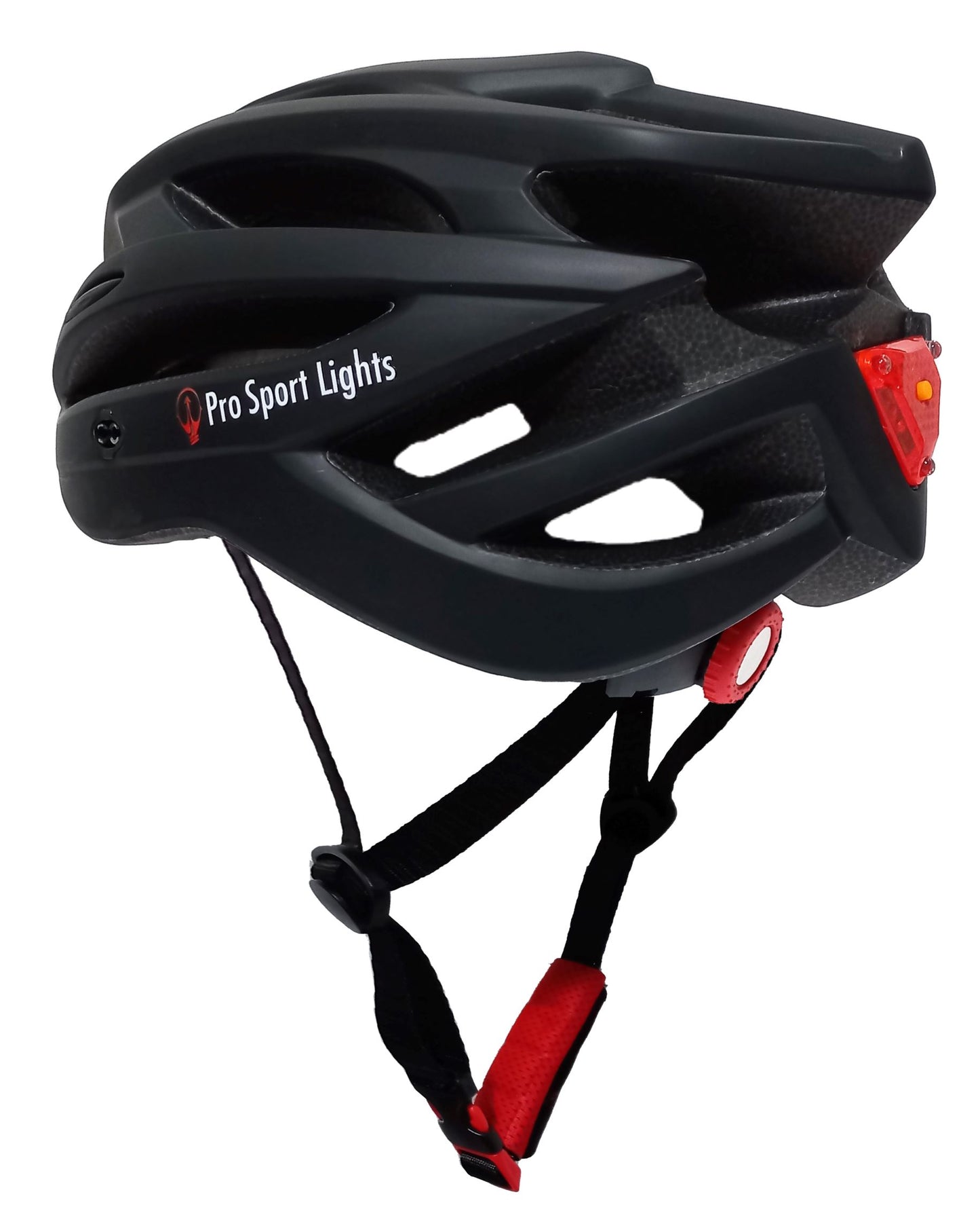 Pro Sport Lights Fietshelm - Mat Zwart - 54/61cm