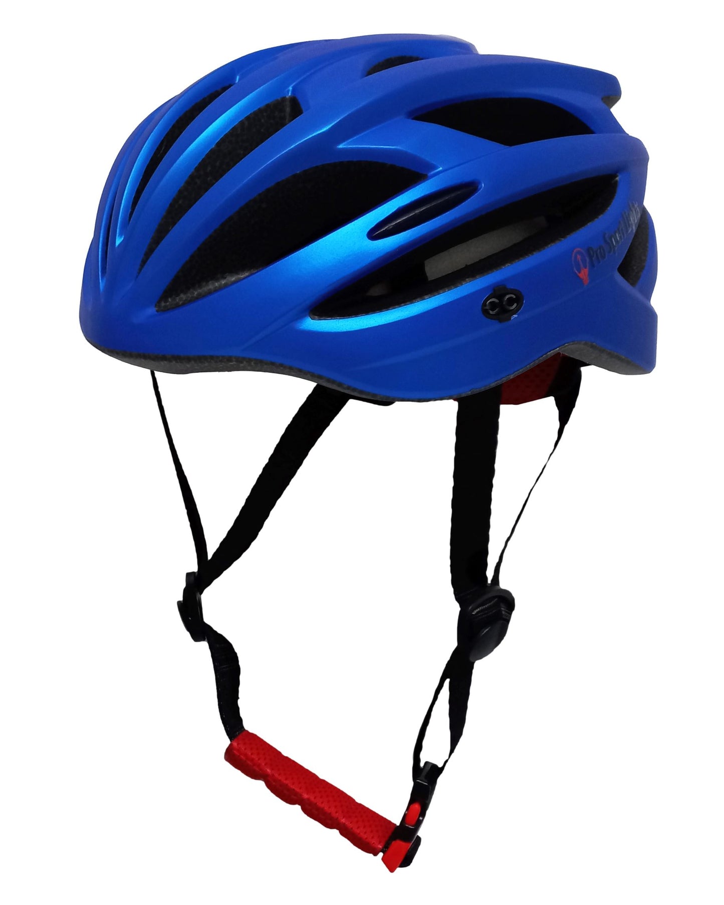 Pro Sport Lights Fietshelm - Metallic Blauw - 54/61cm