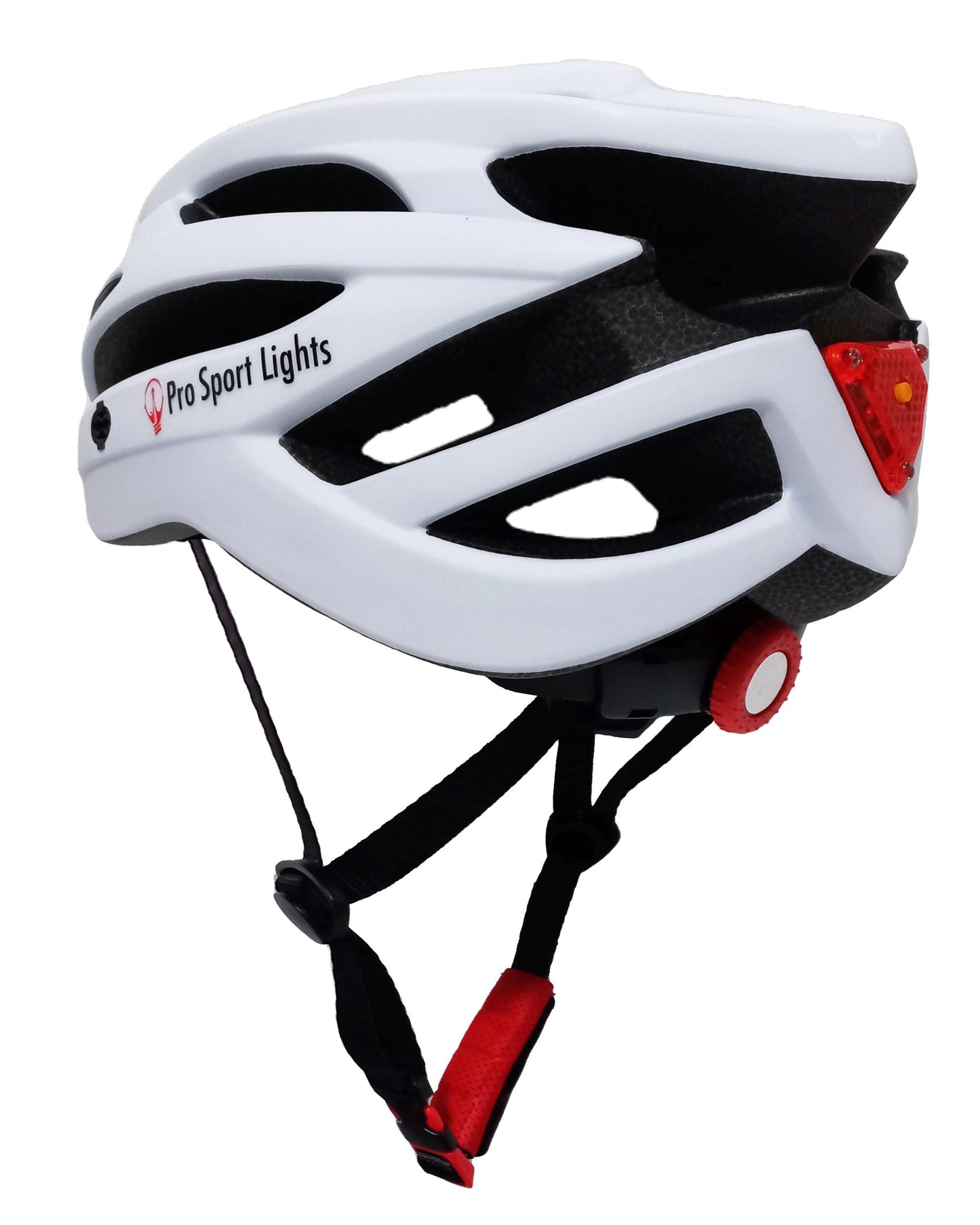 Pro Sport Lights Fietshelm - Matt Wit - 54/61cm