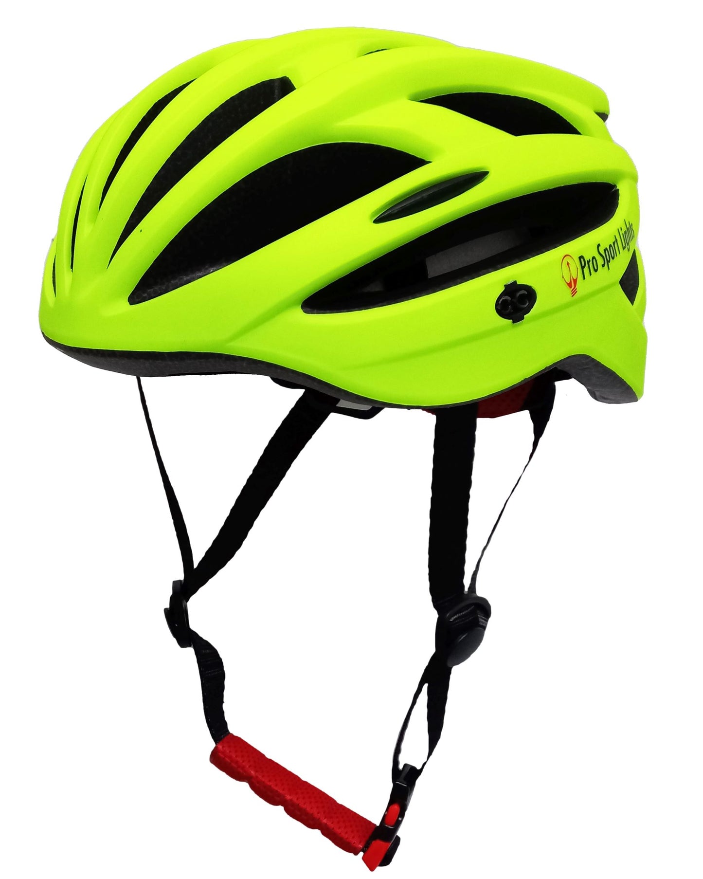 Pro Sport Lights Fietshelm - Flashy Geel - 54/61cm