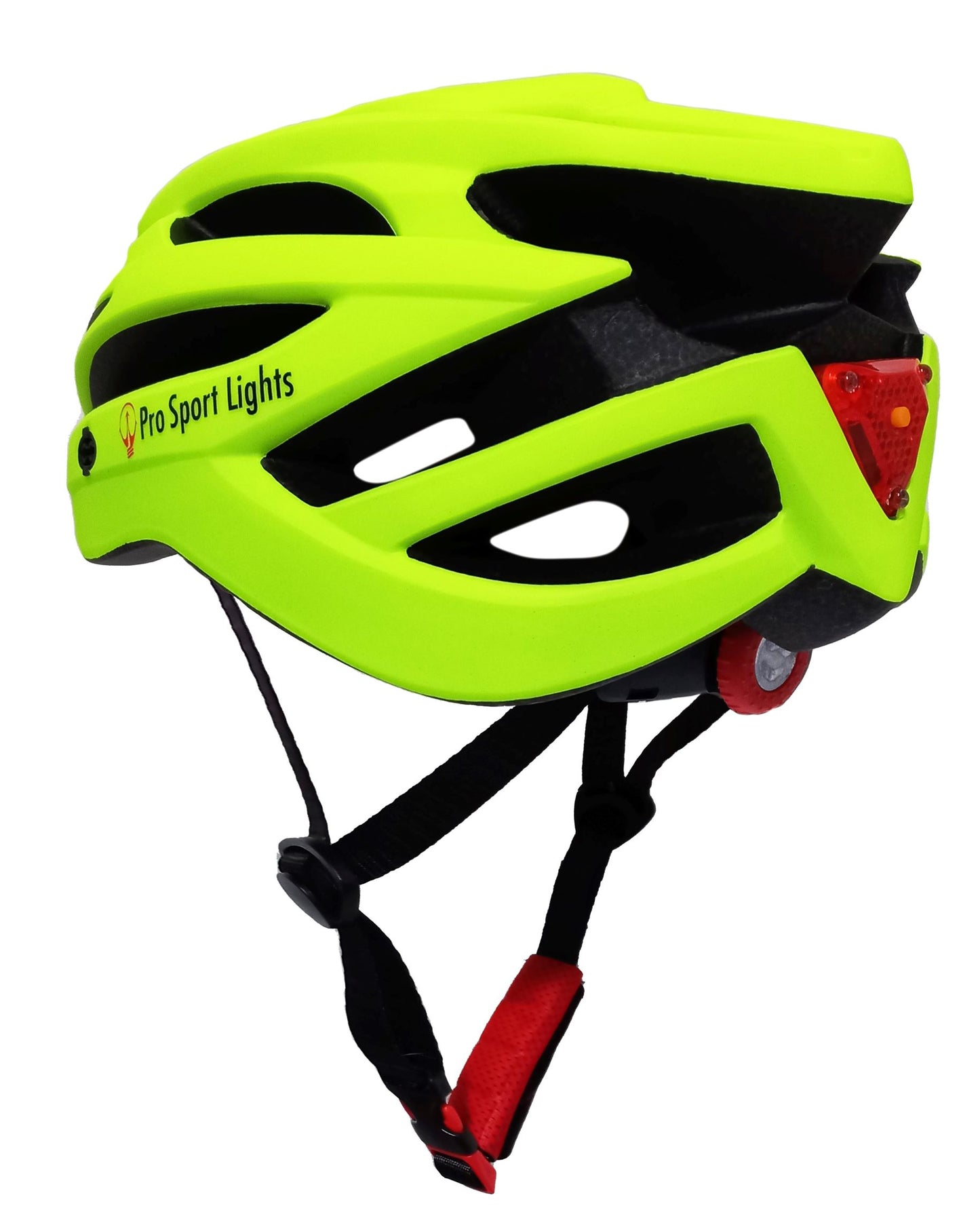 Pro Sport Lights Fietshelm - Flashy Geel - 54/61cm