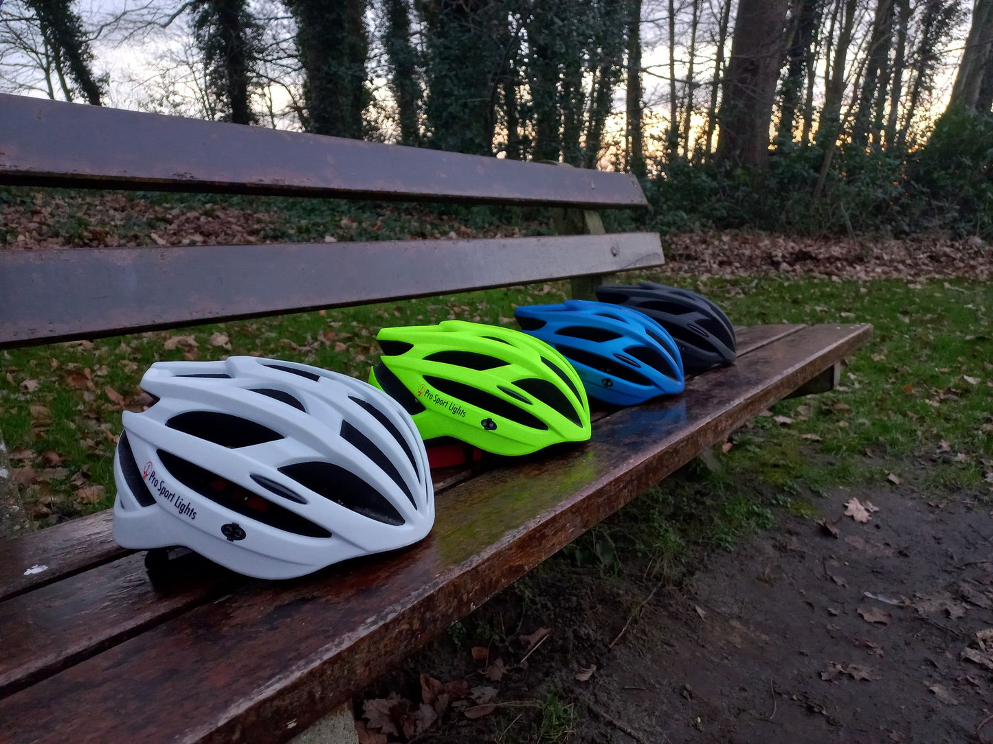 Pro Sport Lights Fietshelm - Flashy Geel - 54/61cm