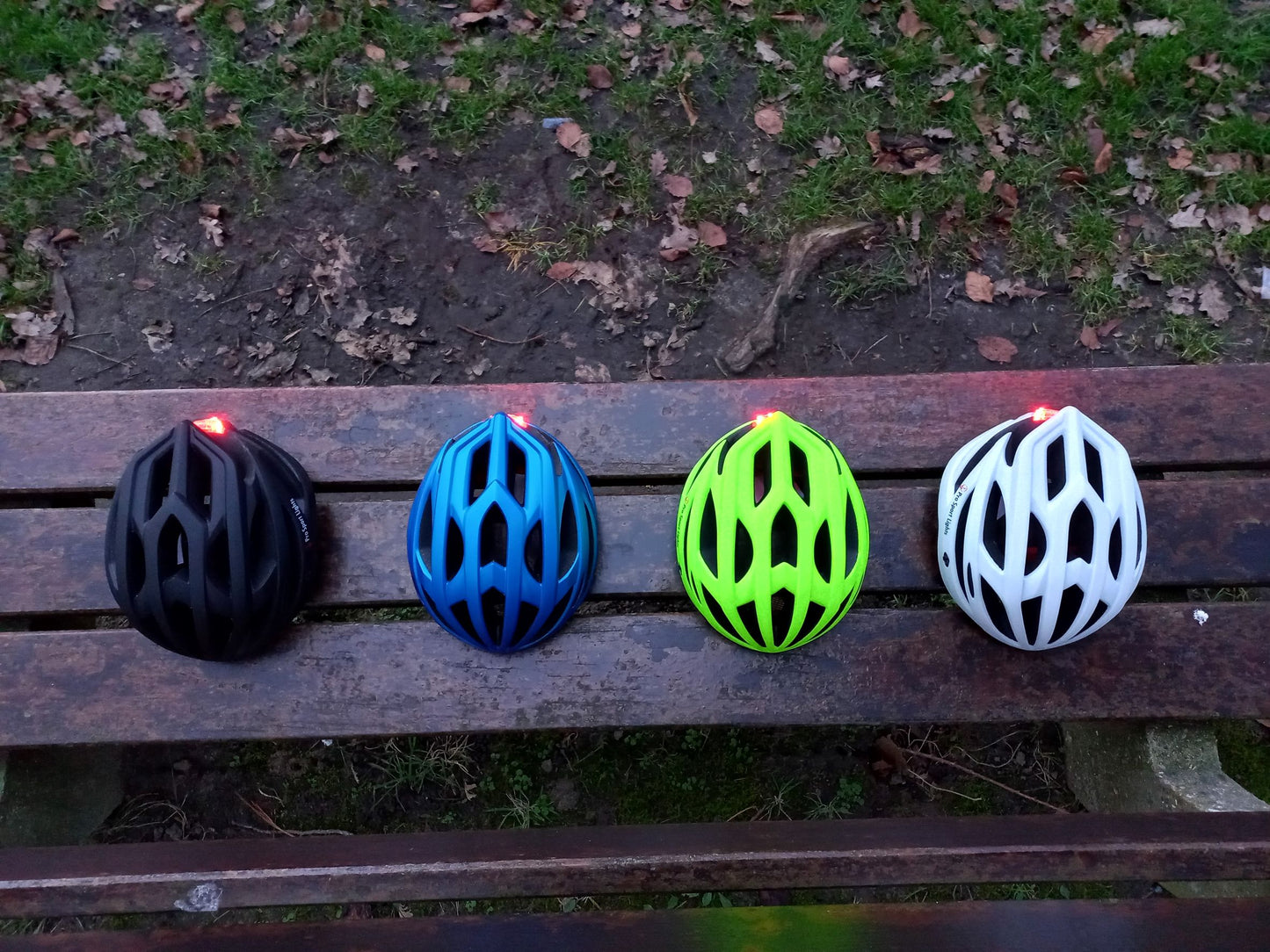 Pro Sport Lights Fietshelm - Metallic Blauw - 54/61cm