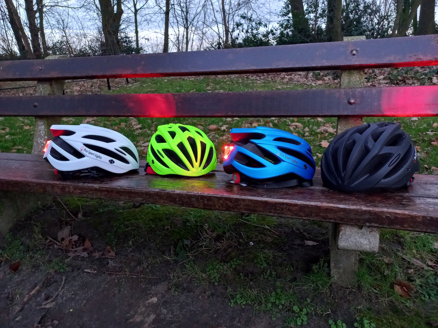 Pro Sport Lights Fietshelm - Flashy Geel - 54/61cm