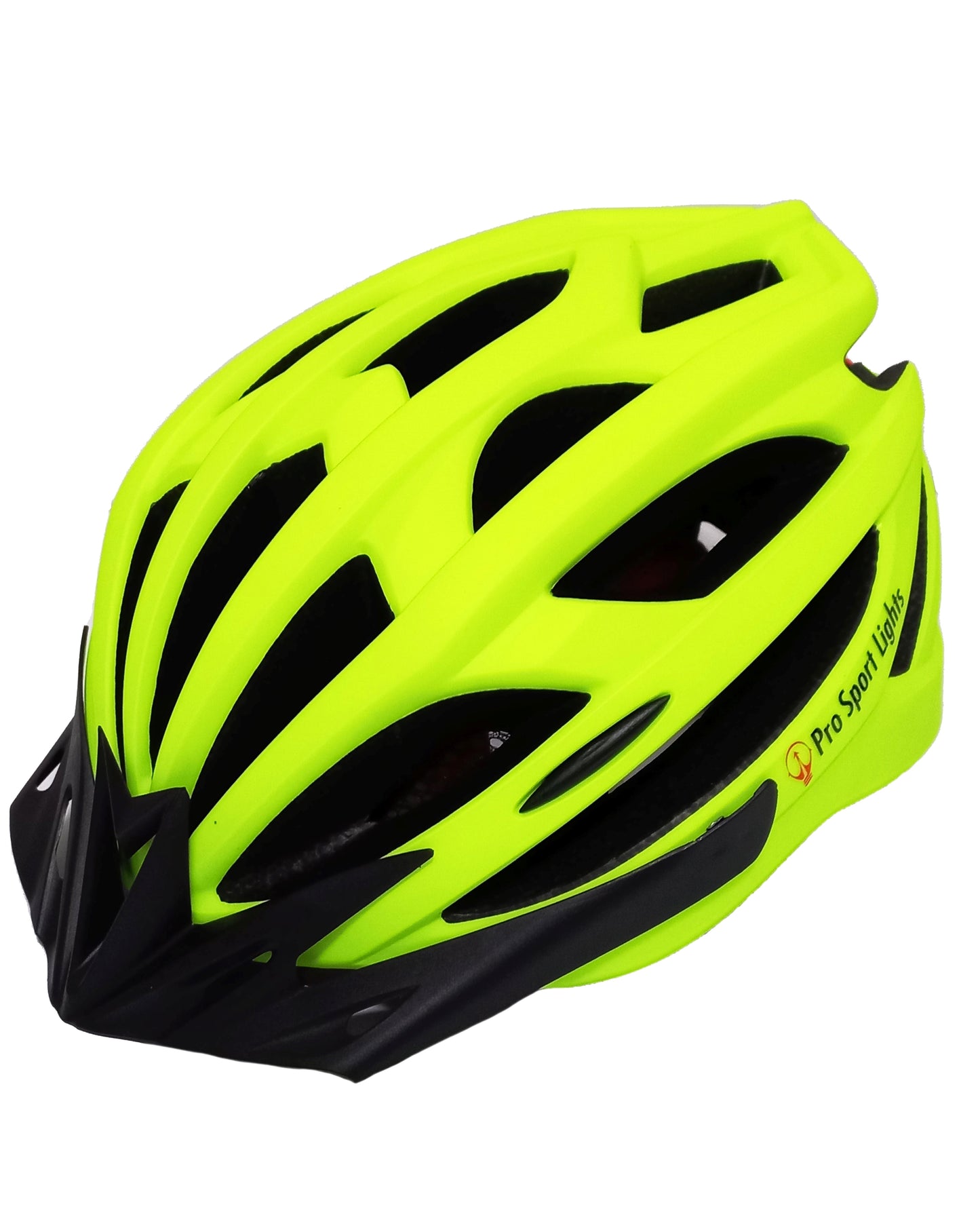 Pro Sport Lights Fietshelm - Flashy Geel - 54/61cm