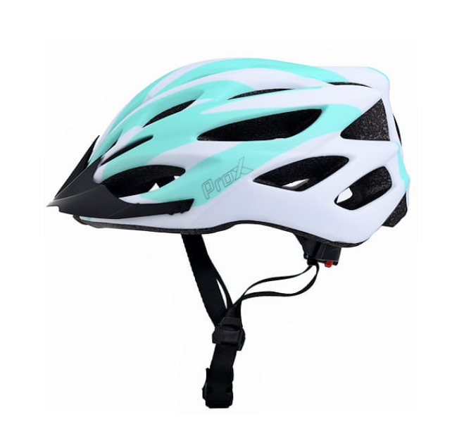Teal womens bike shop helmet