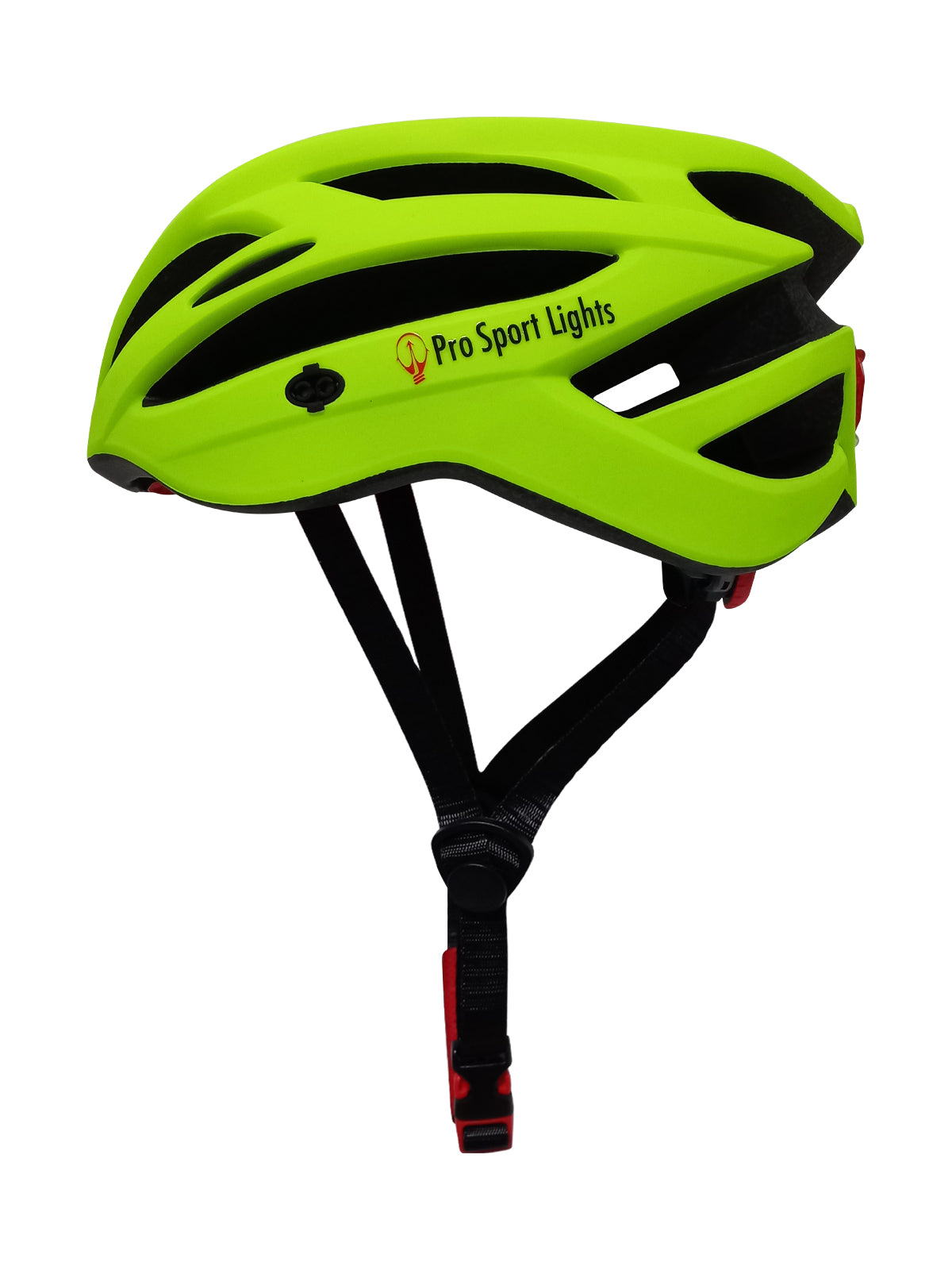 Pro Sport Lights Fietshelm - Flashy Geel - 54/61cm
