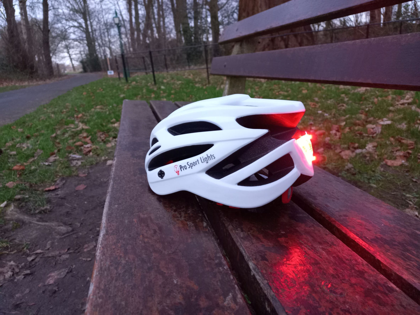 Pro Sport Lights Fietshelm - Matt Wit - 54/61cm