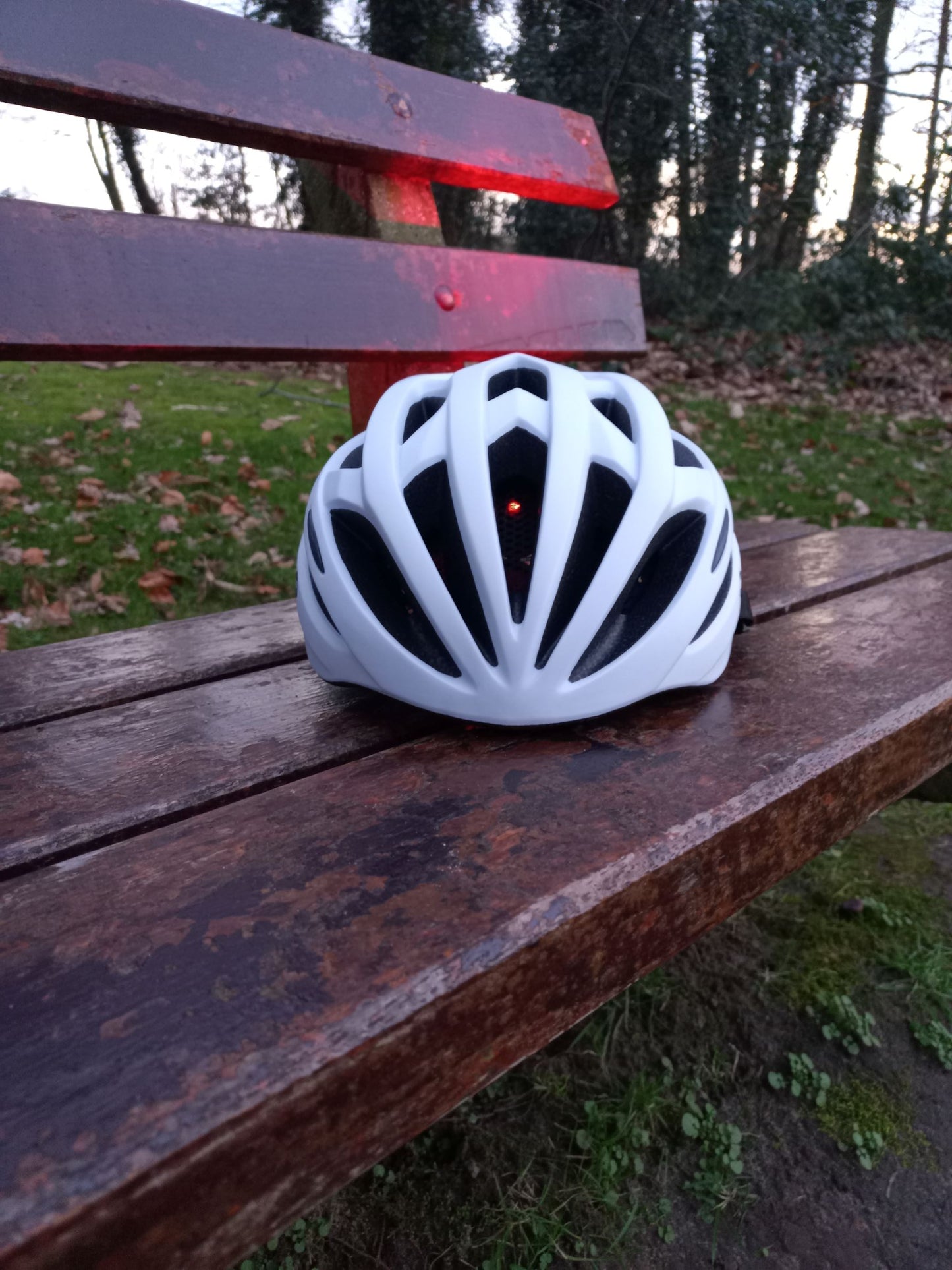 Pro Sport Lights Fietshelm - Matt Wit - 54/61cm