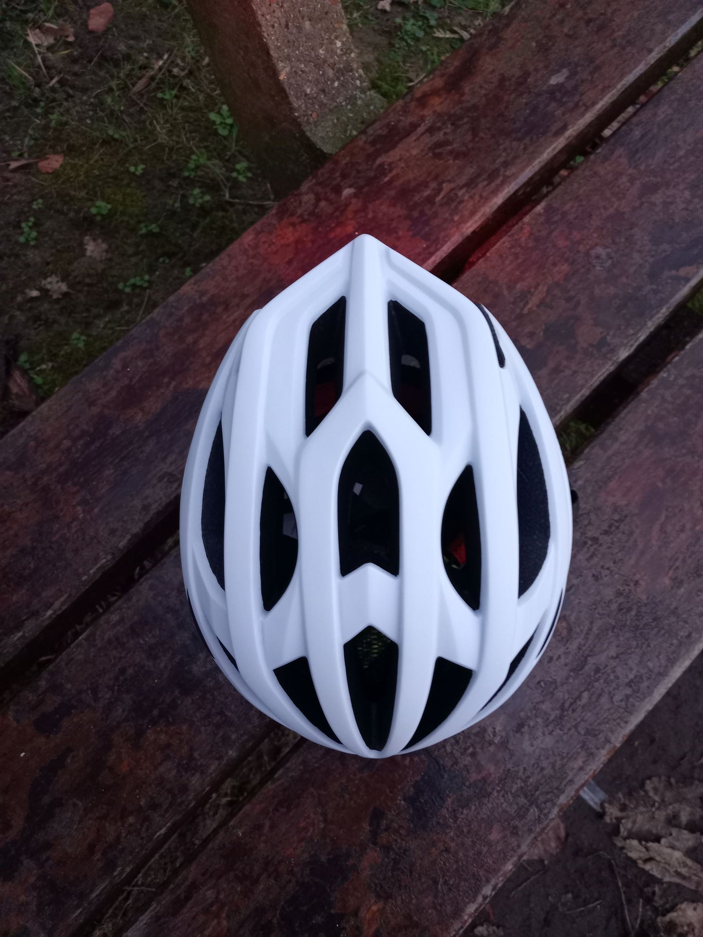 Pro Sport Lights Fietshelm - Matt Wit - 54/61cm