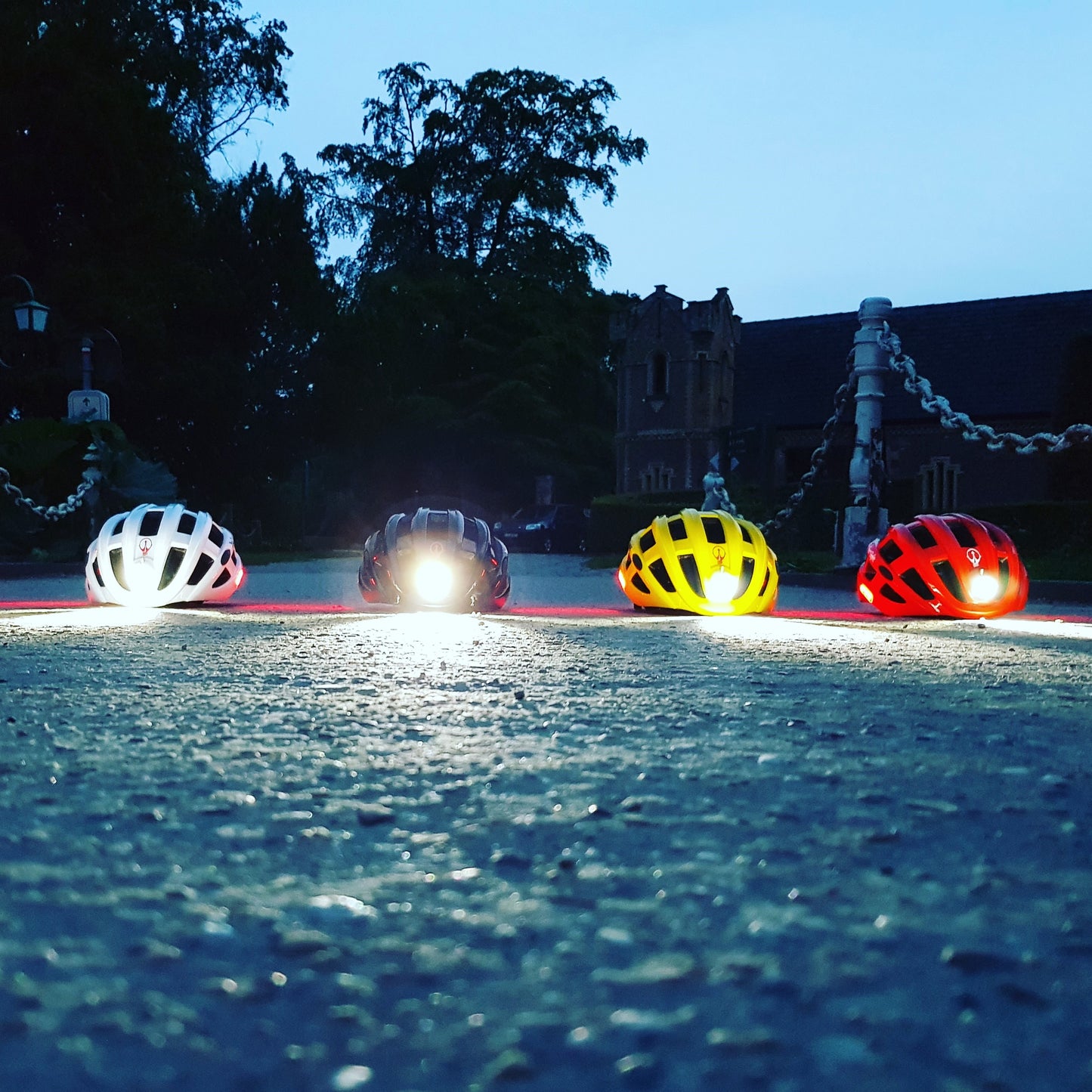 Pro Sport Lights Fietshelm  - Zwart