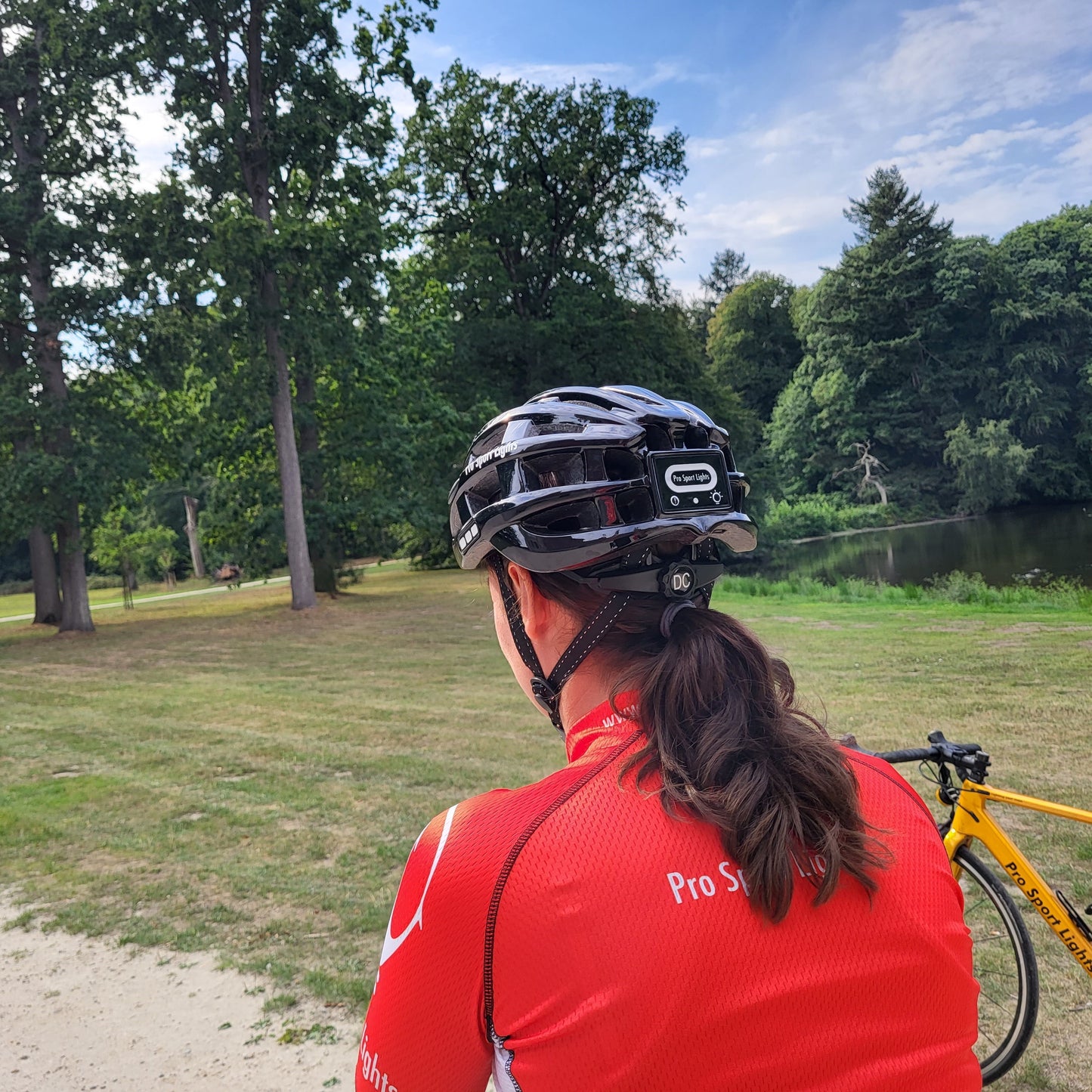 Pro Sport Lights Fietshelm - Zwart