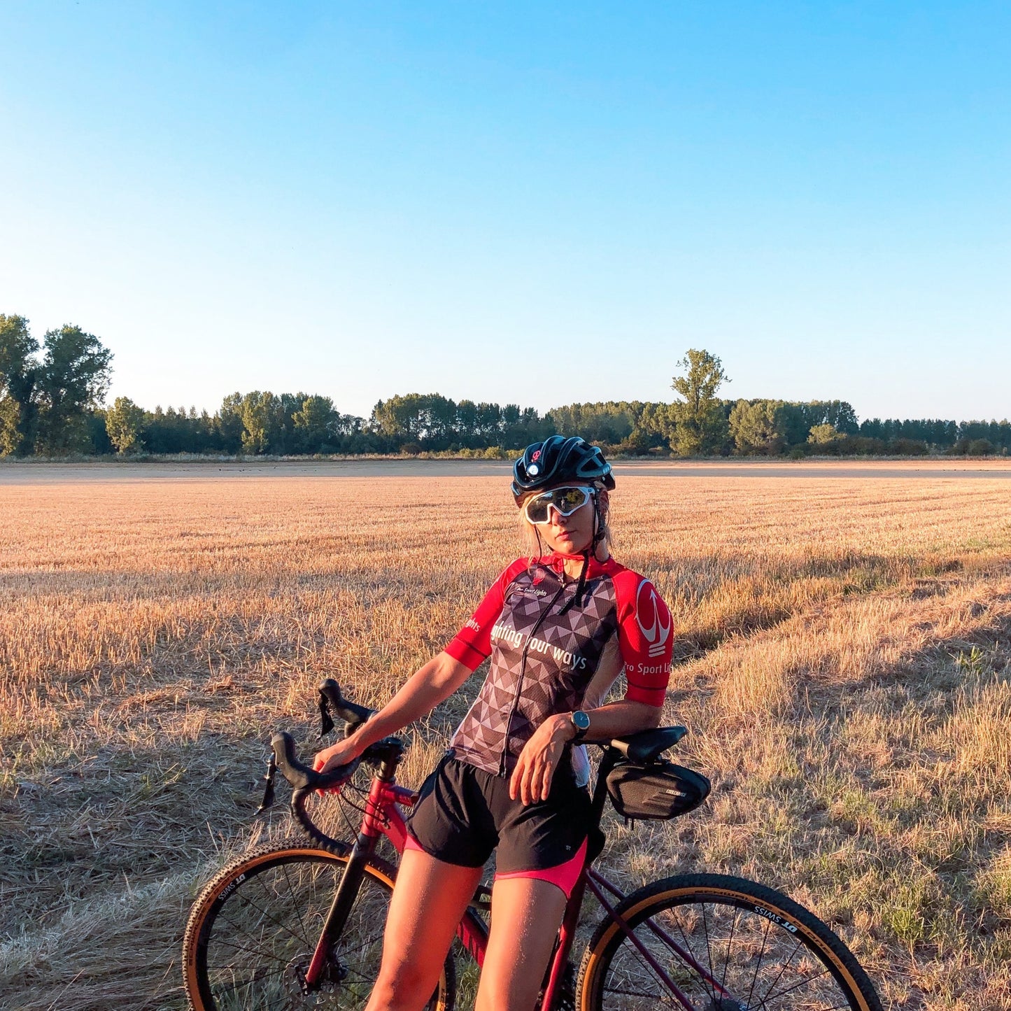 Pro Sport Lights Fietshelm - Zwart