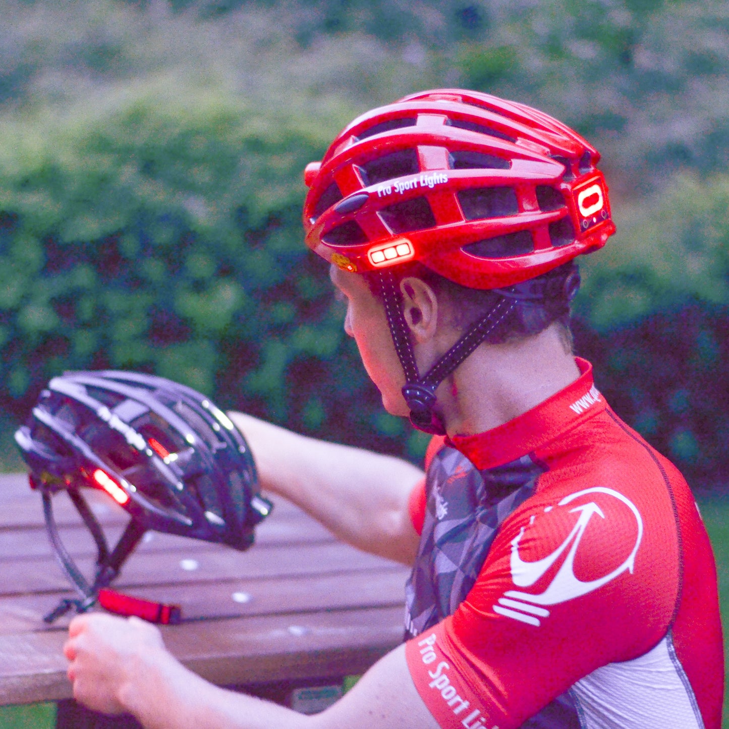 Pro Sport Lights Fietshelm - Zwart