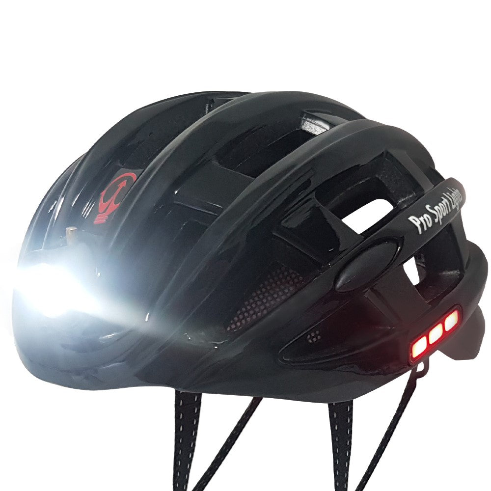 Pro Sport Lights Fietshelm - Zwart