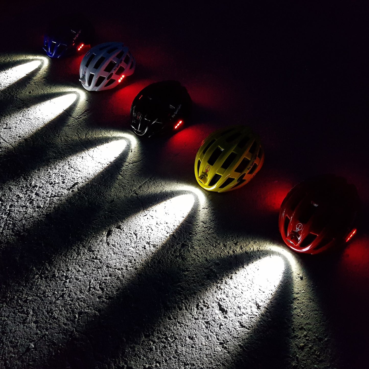 Pro Sport Lights Fietshelm  - Zwart