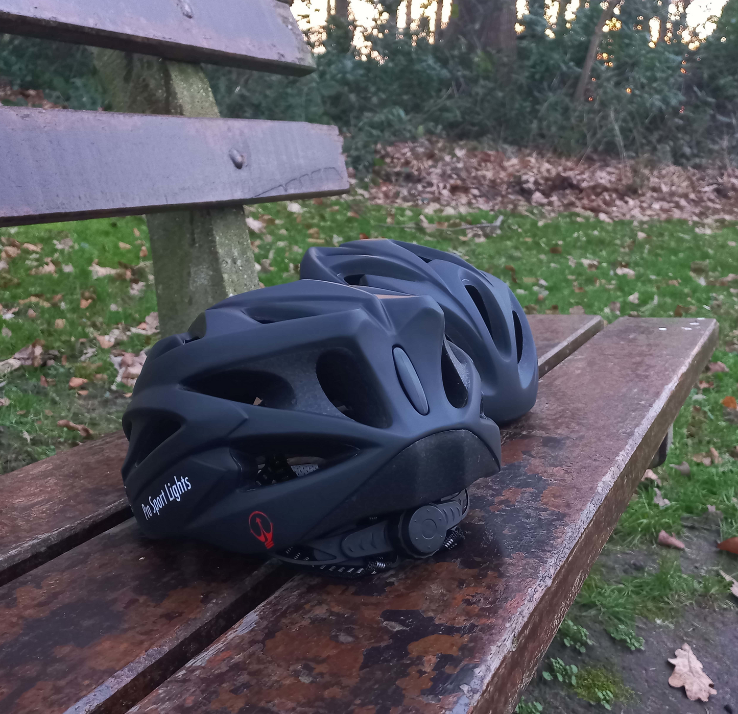 Fietshelm Pro Sport Lights Mat Zwart