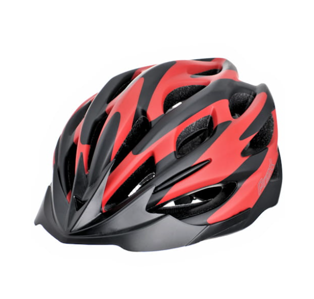 Fietshelm ProX volwassenen - Rood Zwart