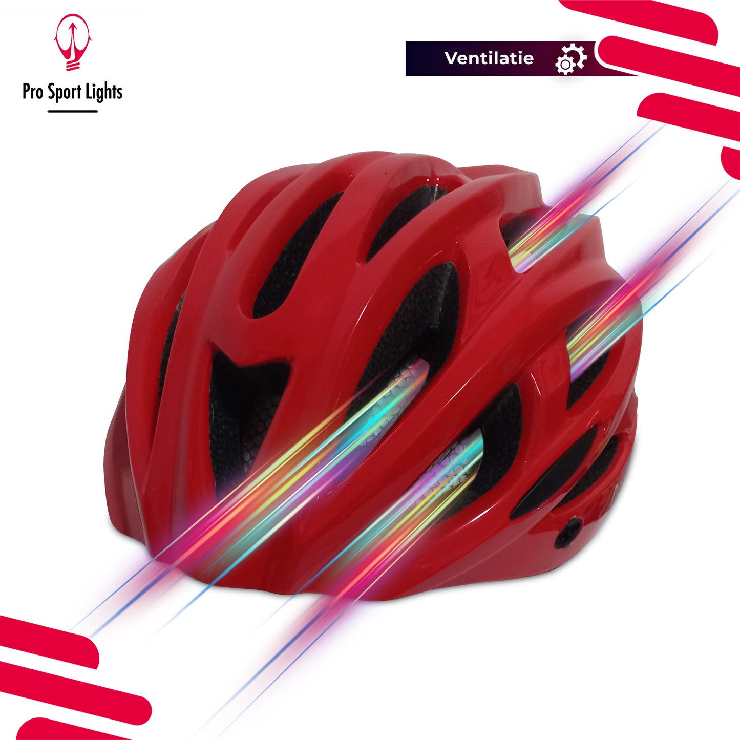 Fietshelm Dames/Heren - Rood