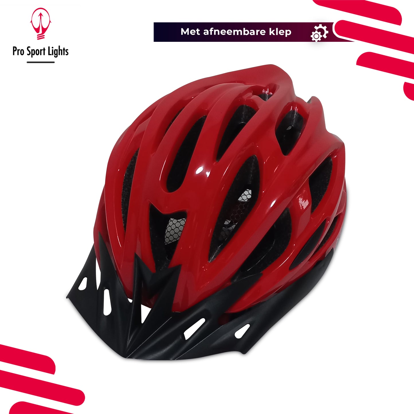 Fietshelm Dames/Heren - Rood
