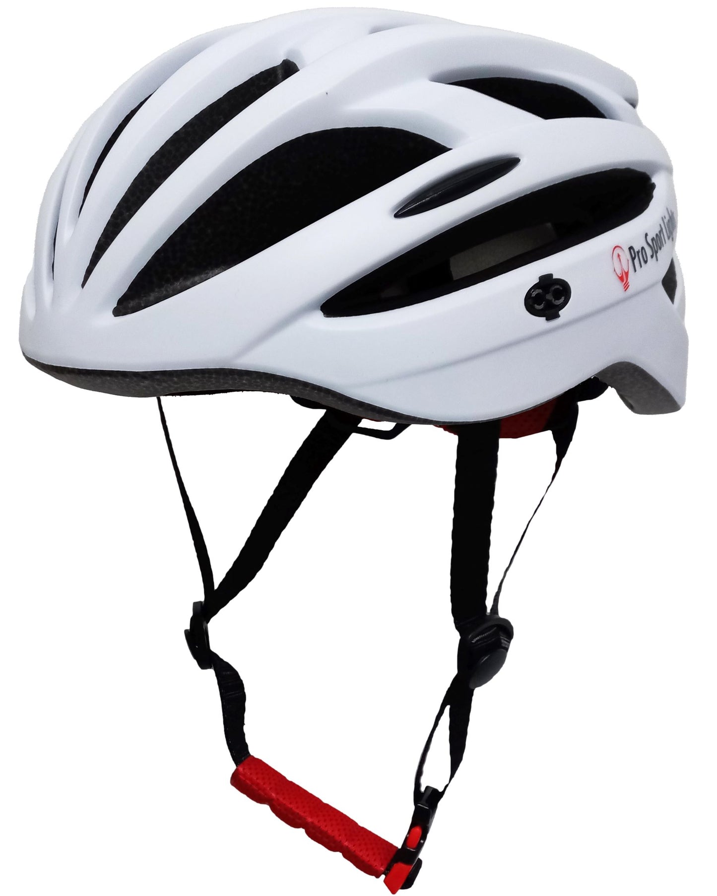 Pro Sport Lights Fietshelm - Matt Wit - 54/61cm