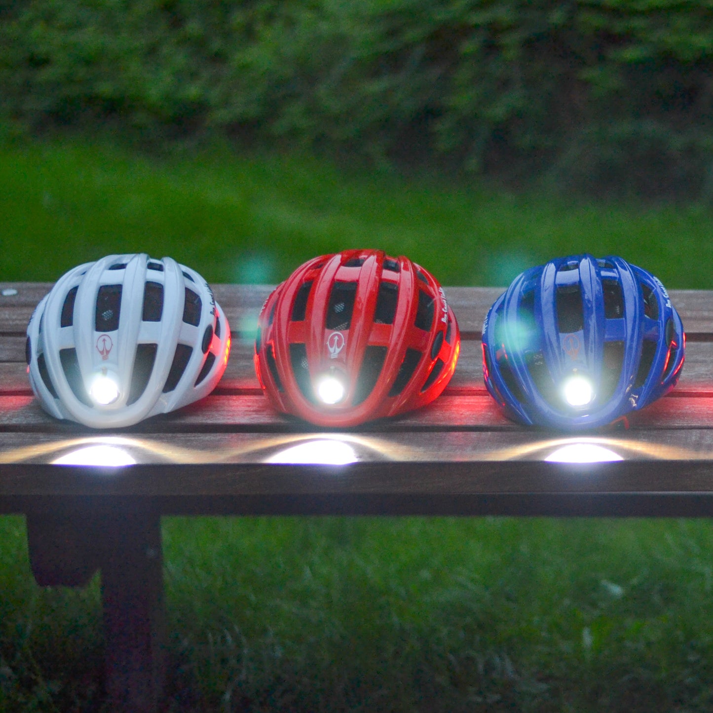 Fietshelm met verlichting
