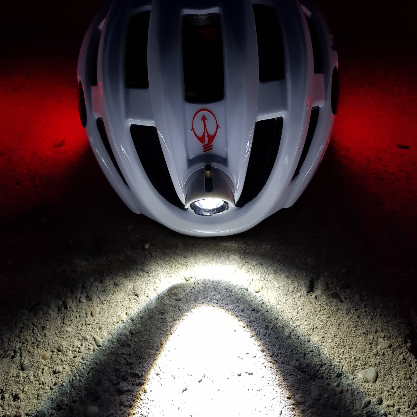 Fietshelm met verlichting