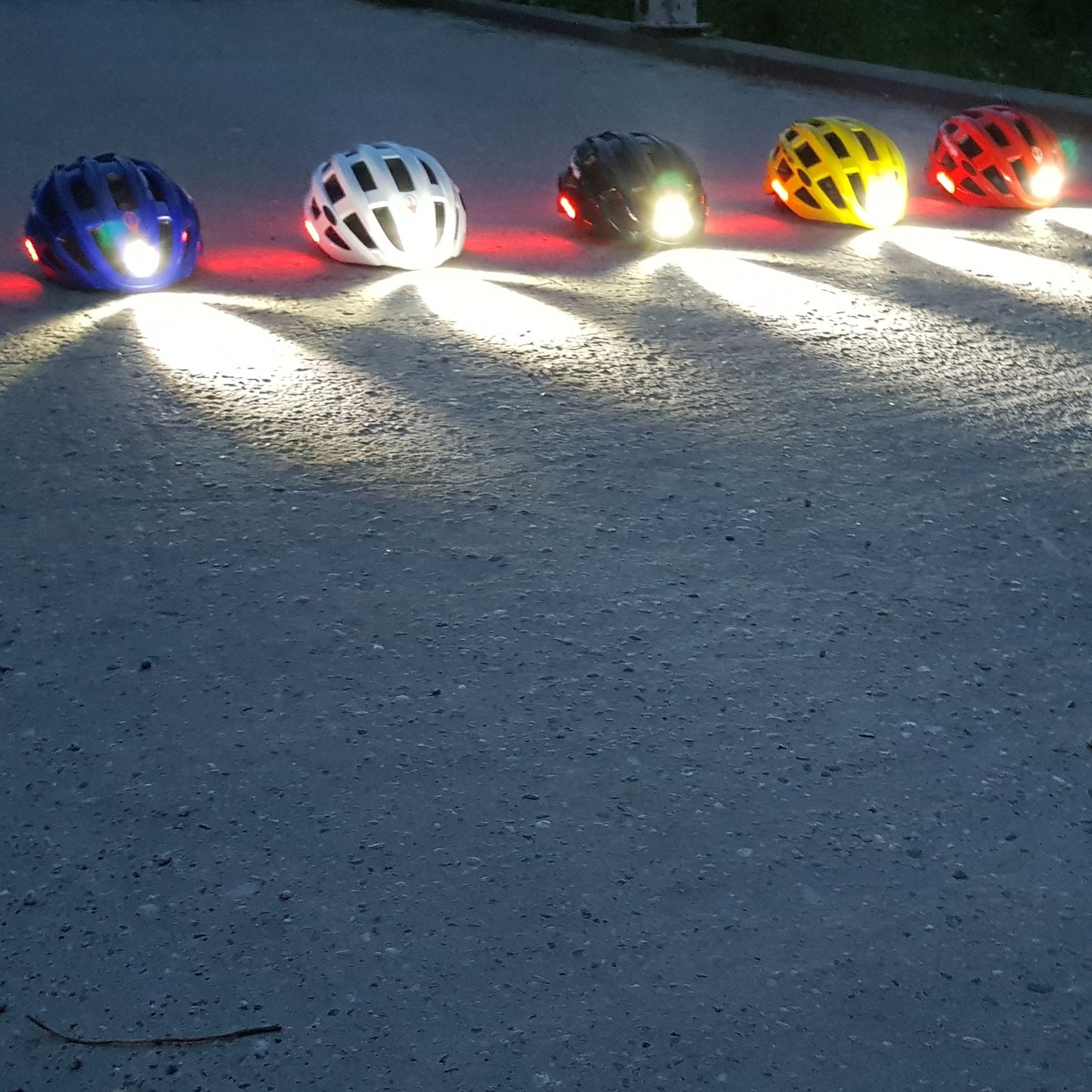 Fietshelm met verlichting