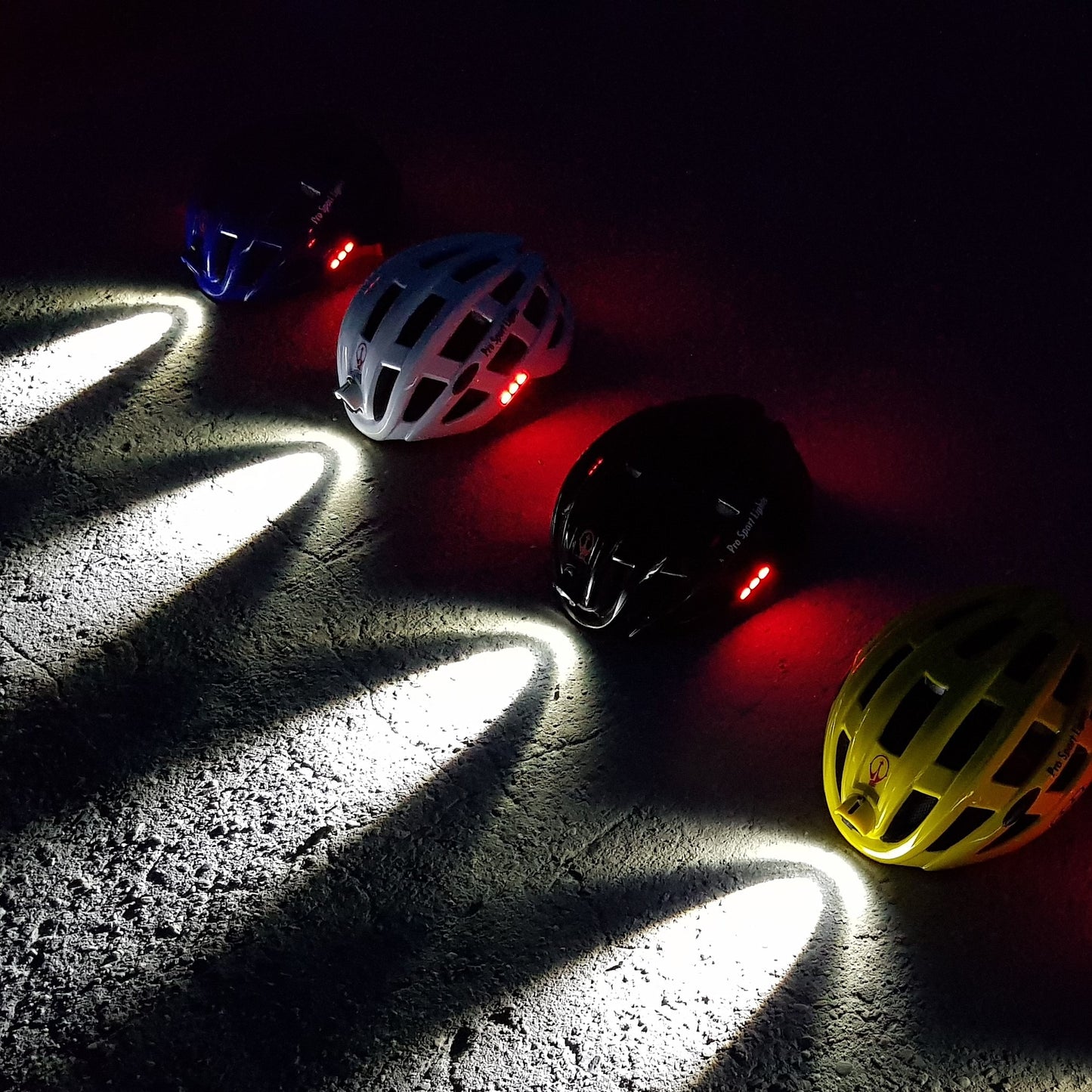 Fietshelm met verlichting