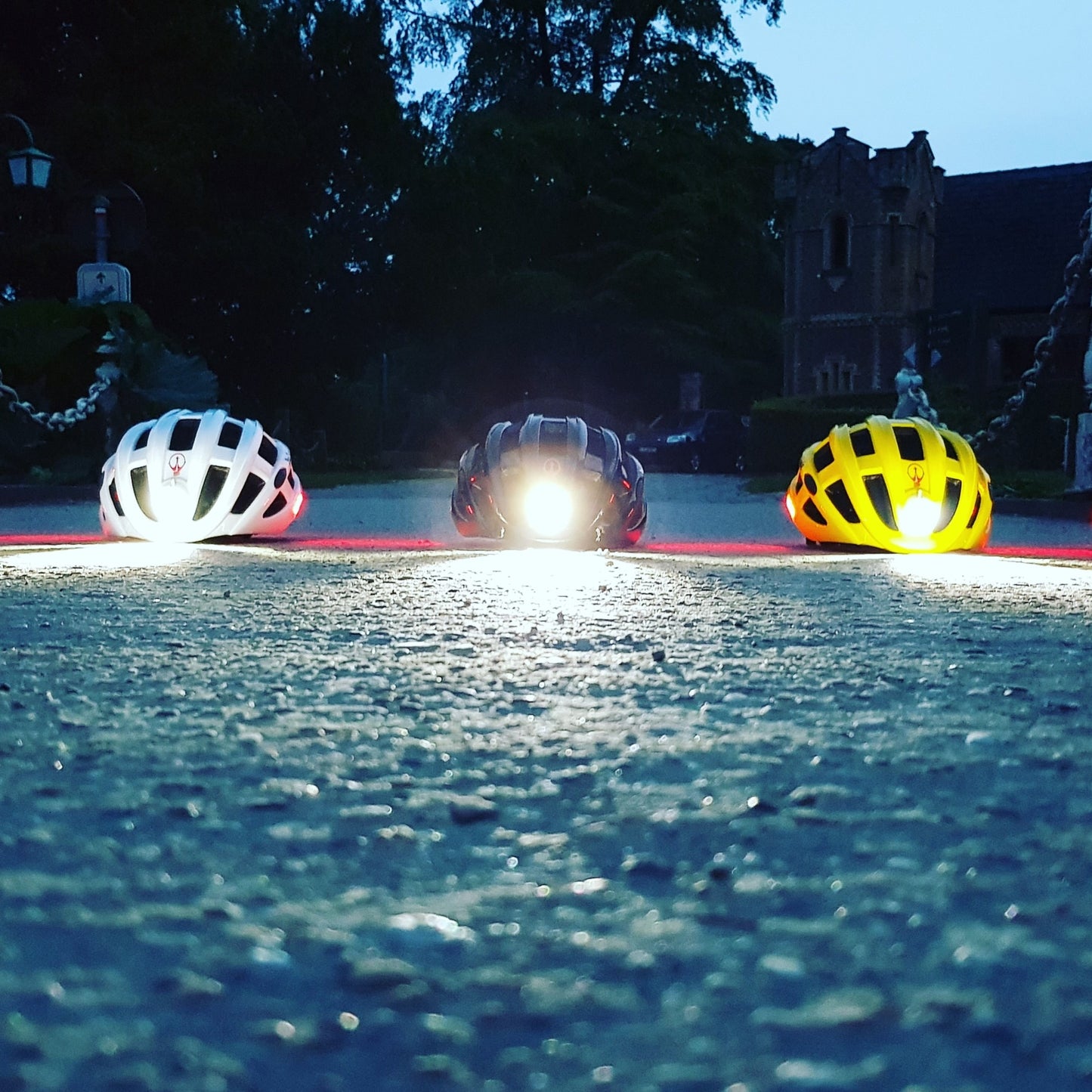 Fietshelm met verlichting