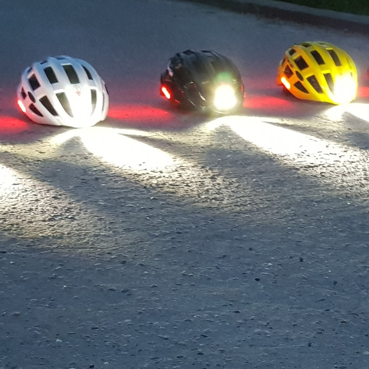 Fietshelm met verlichting