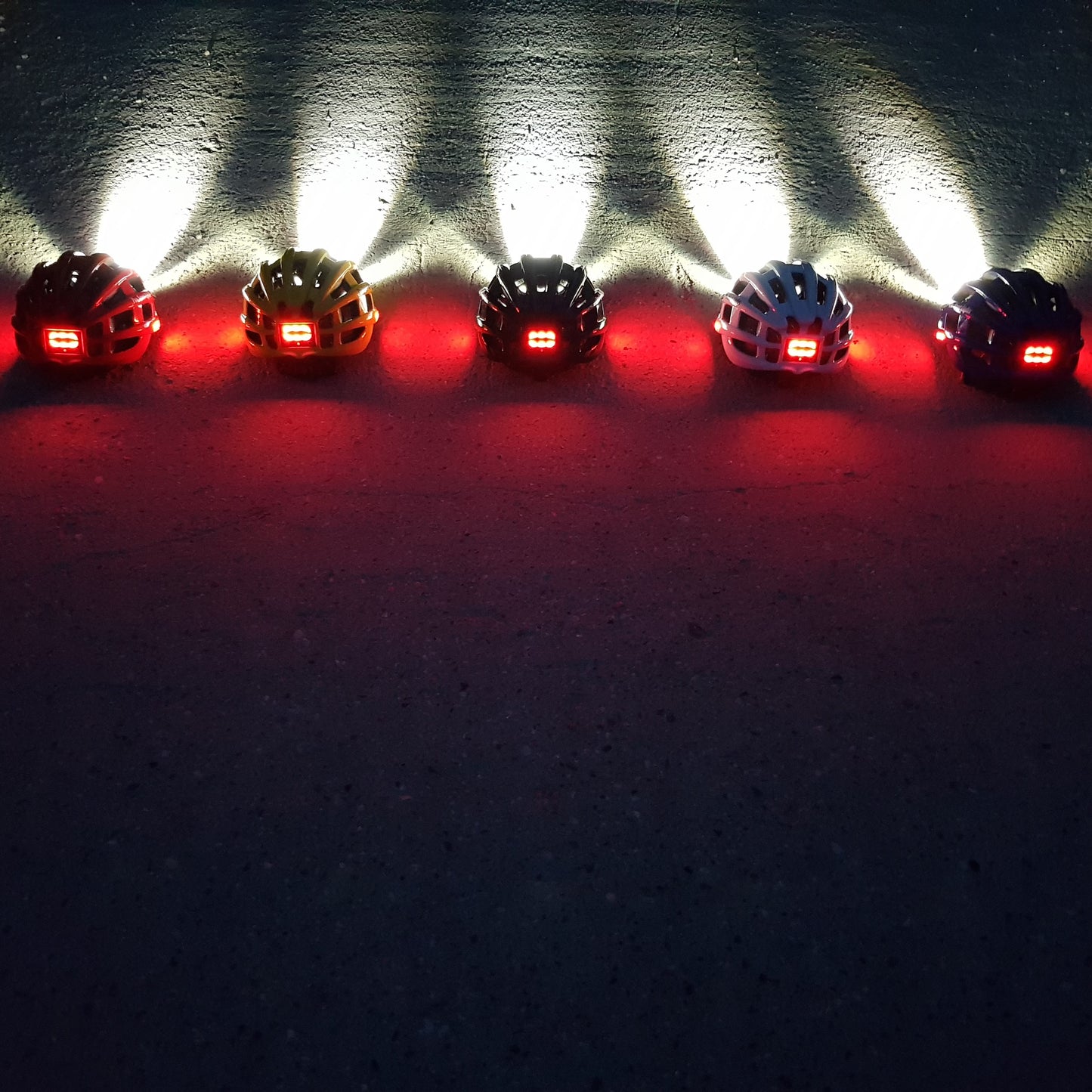 Fietshelm met verlichting