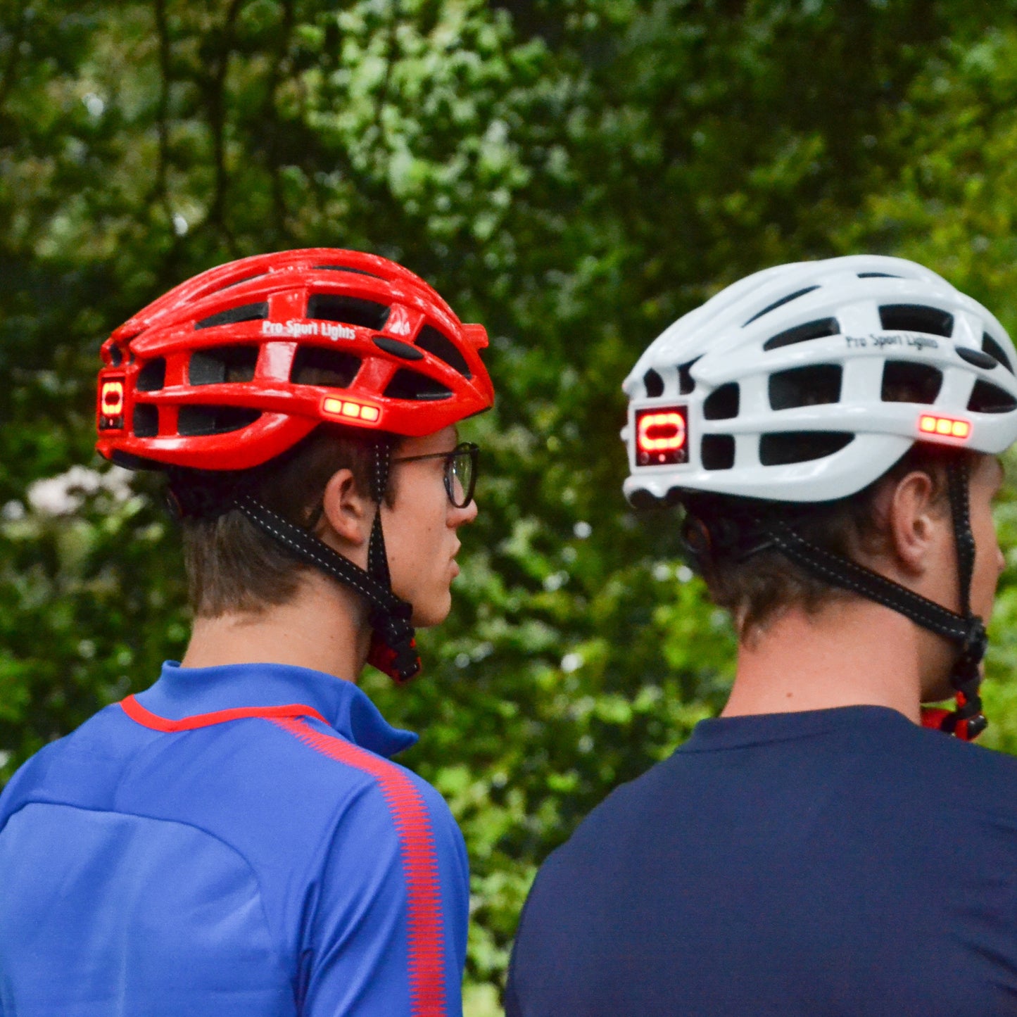Fietshelm met verlichting