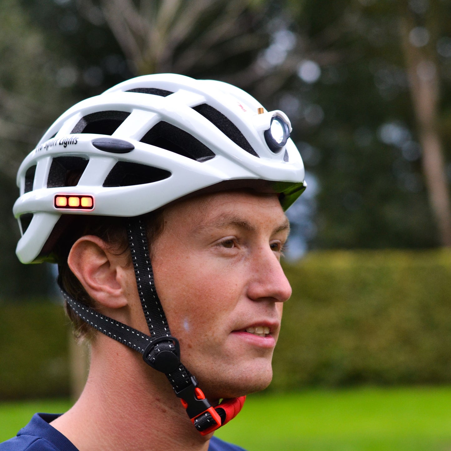 Fietshelm met verlichting