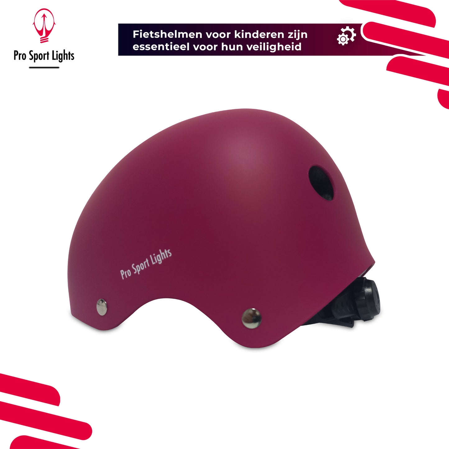 Children's bicycle helmet Matt Pink