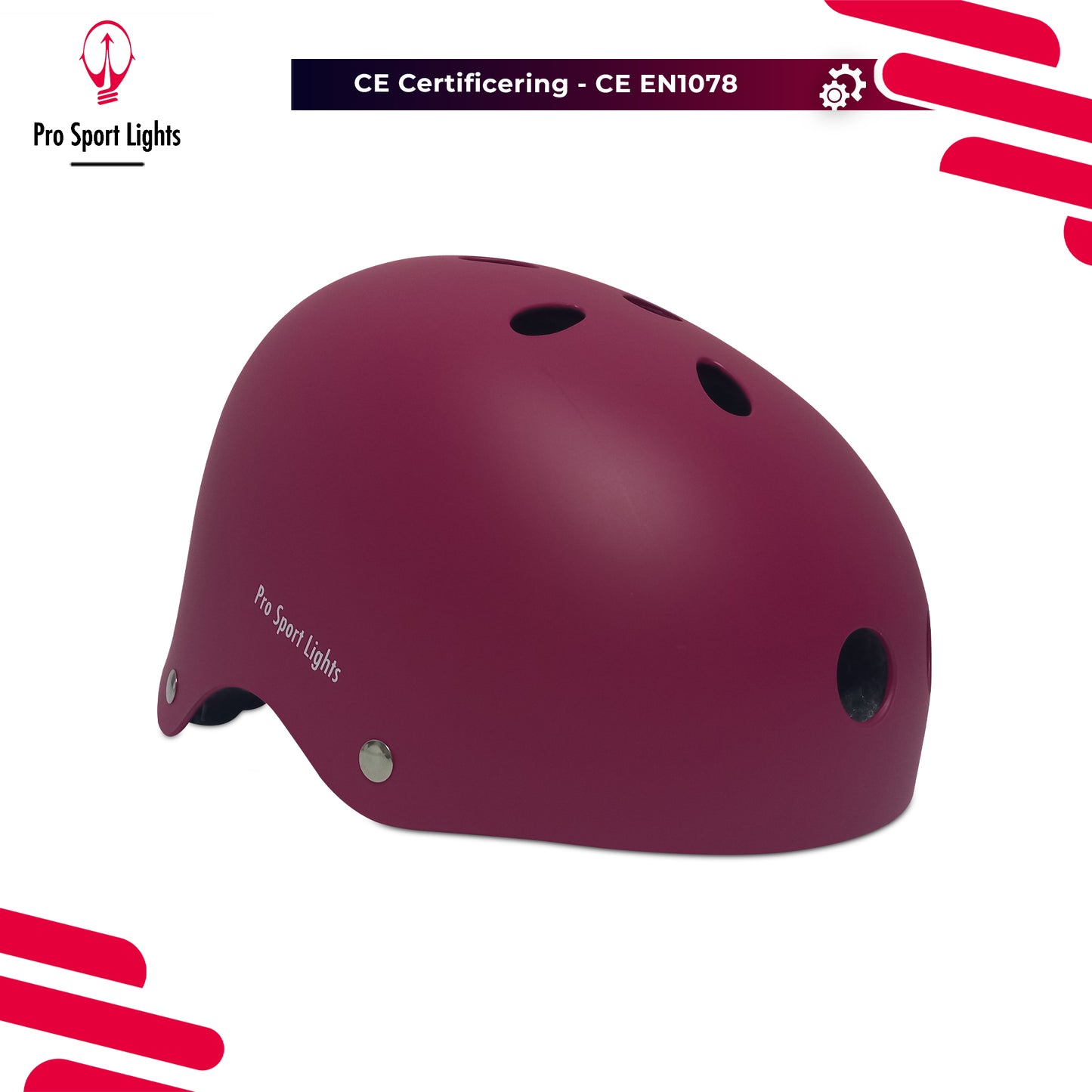 Children's bicycle helmet Matt Pink