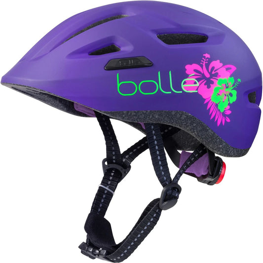 Bollé Children's Bicycle Helmet Stance Junior - Purple/Green