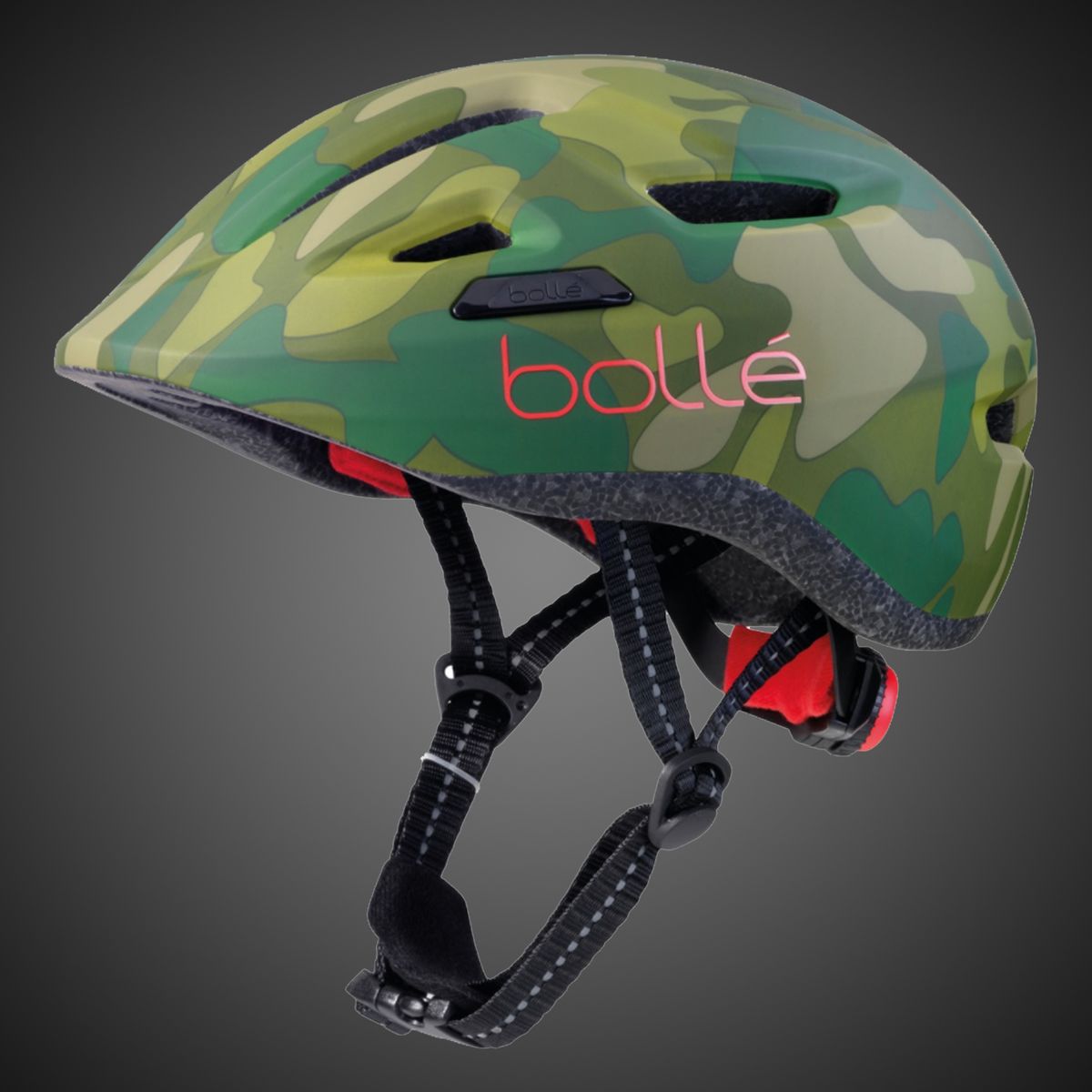Bollé Fietshelm Stance Junior 47-51 Cm Groen/rood Mt Xs
