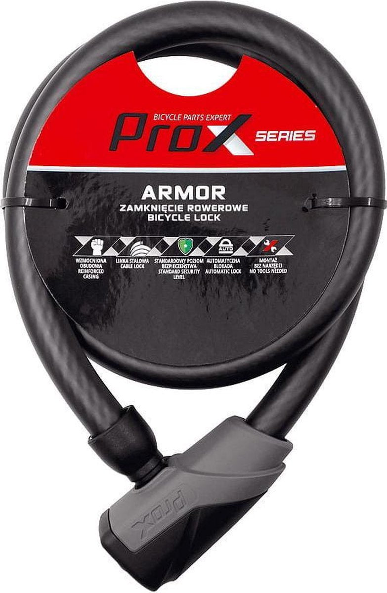 Fietsslot ProX - 2 sleutels - 18x1000mm